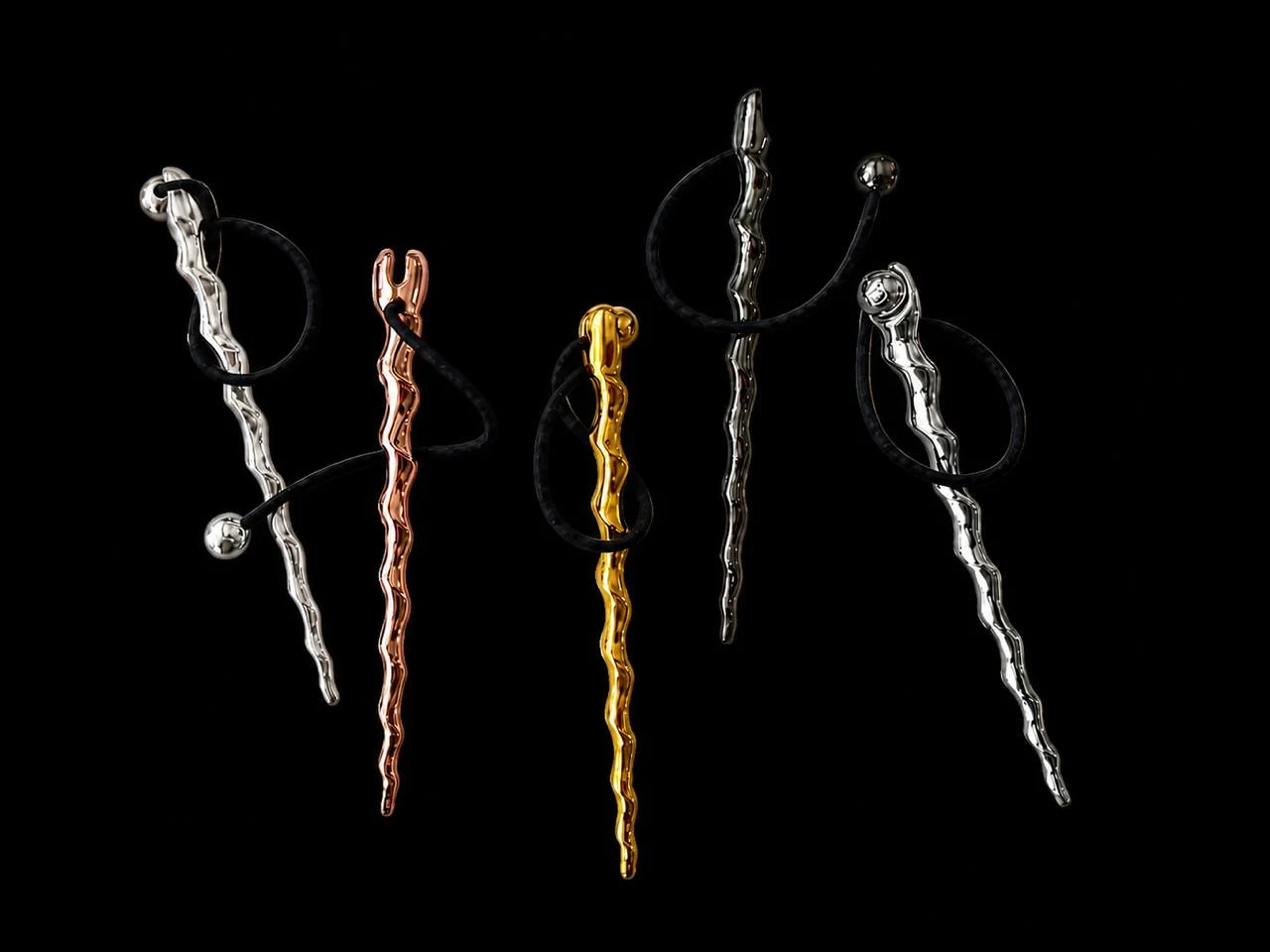 5 finishes black